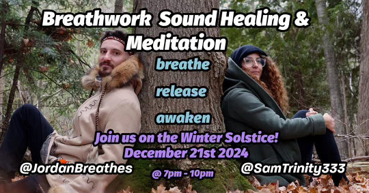 Winter Solstice Breathwork Sound Healing, Meditation & Tea Ceremony