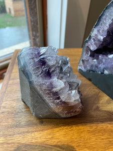 Amethyst Cluster - side view
